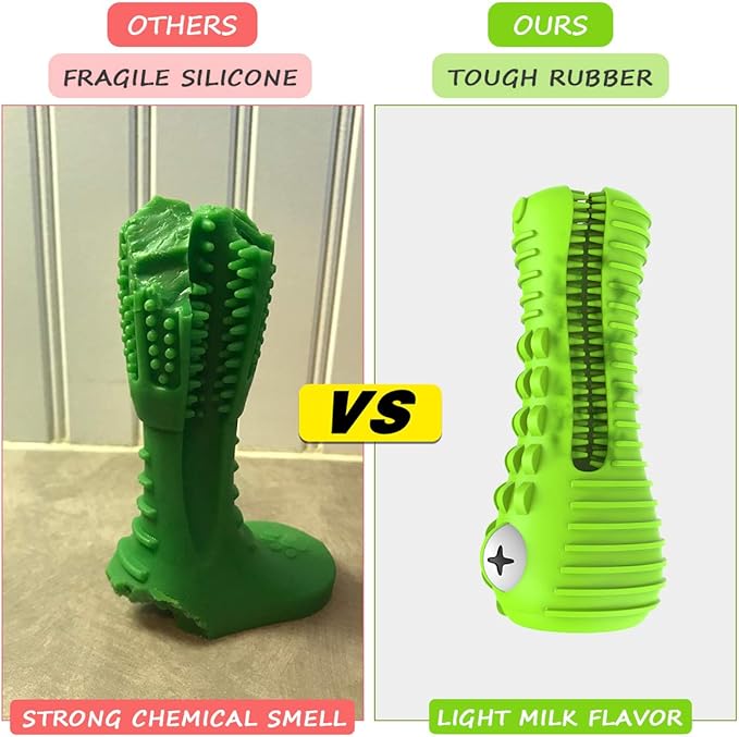 Dog Toys for Aggressive Chewers Large Medium Breed, Indestructible Dog Toothbrush Chew Toys, Squeaky Interactive Tough Extremely Durable, Dogs Toys to Keep Them Busy-Mewly Pet