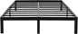 45MinST 14 Inch Reinforced Platform Bed Frame/3500lbs Heavy Duty/Easy Assembly Mattress Foundation/Steel Slat/Noise Free/No Box Spring Needed, Full