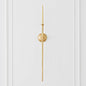 Z Gallerie Aspar Wall Sconce Long Candle Holders in Gold Finish, Retro Chic Wall Decor for Living Room, Dining Room & Bathroom, Vintage Candle Wall Sconce with Timeless Appeal(Candles not Included)