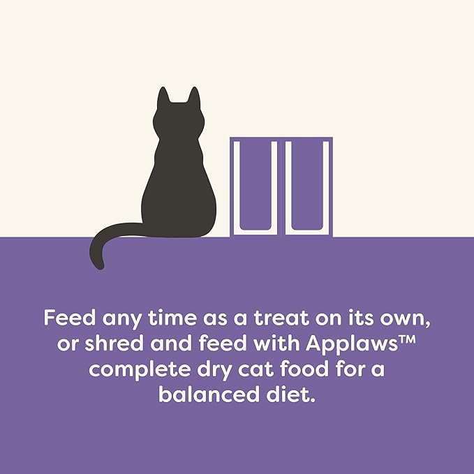 Applaws Natural Cat Treats, Grain-Free, High-Protein Whole Chicken & Tuna Loins, Single-Ingredient Healthy Snack for Cats (12 x 1.06 oz Loins)-Mewly Pet