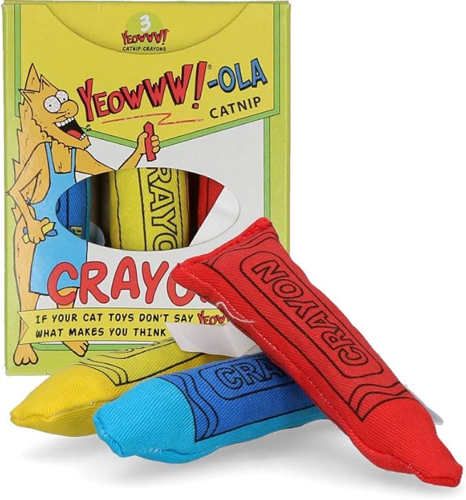 YEOWWW! Catnip Crayon, 3 Count-Mewly Pet