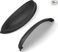 khtumeware 10 Pack 3-1/2" Drawer Pulls Matte Black Cabinet Cup Pulls Kitchen Hardware Cabinet Handles Drawer Handles Knobs 3.5 inch Hole Center