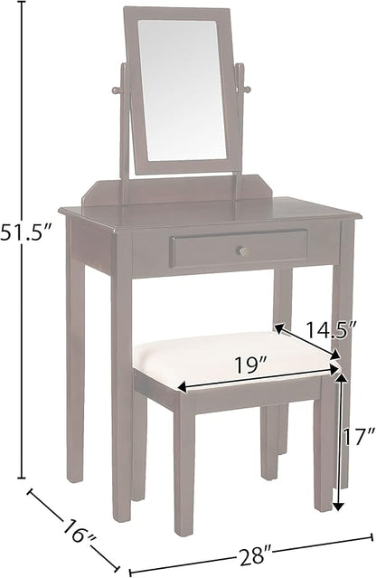 Frenchi Home Furnishing 3 Piece Vanity Set