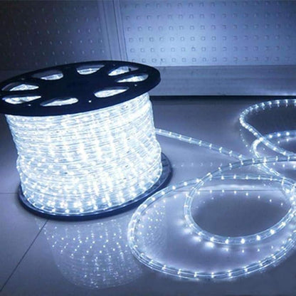 100 Feet 720 LED Rope Lights,2-Wire Low Voltage Waterproof Rope Lights Outdoor,Indoor Background Lighting Idear for Trees,Bridges,Eaves,Pool,Wedding Use(White)