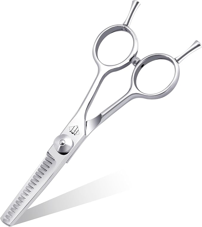 Dog Grooming Scissors: 4.75" Pet Thinning Shears Made Of Advanced Stainless Steel Alloy for Trimming Dogs Cats and Other Pets Face and Paws-Mewly Pet
