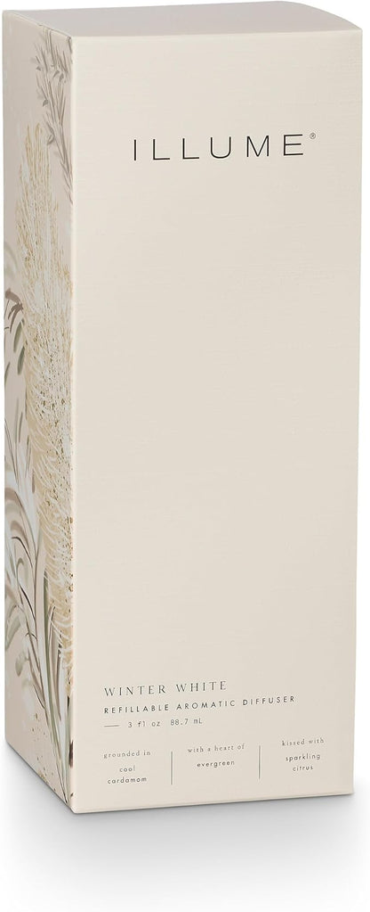 ILLUME Refillable Aromatic Diffuser, Winter White