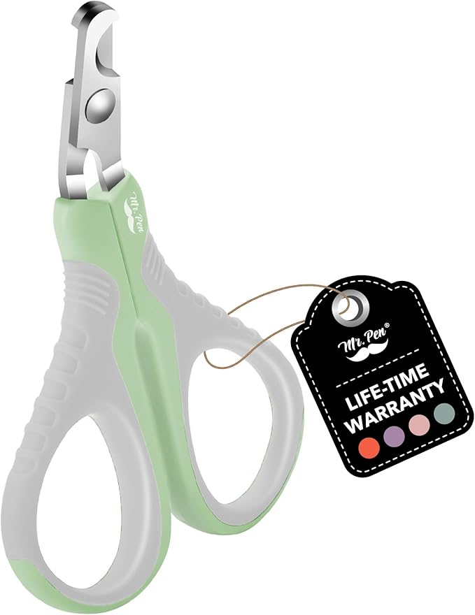 Mr. Pen- Cat Nail Clipper, Pastel Green, Cat Nail Trimmer, Cat Nail Clippers, Cat Claw Clippers, Cat Clippers for Nails, Pet Nail Clippers, Kitten Nail Clipper, Small Dog Nail Clipper Cat Claw Trimmer-Mewly Pet