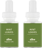 Pura and Allos - Fragrance Refill for Smart Home Air Diffusers - Aromatherapy Scents for Home - up to 120-Hours of Premium Fragrance per Vial - 2 Pack - Mint Leaves (Focus)