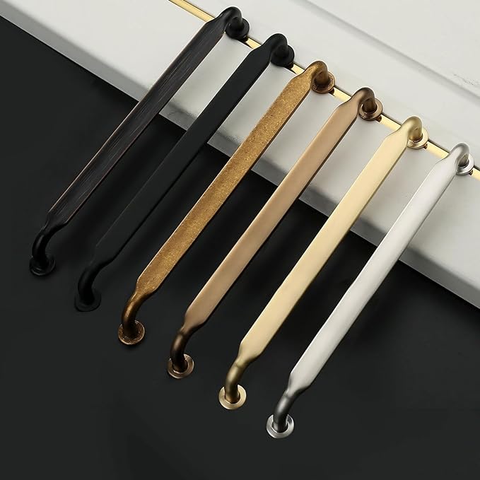 Asidrama 10 Pack 7.5 Inch(192mm) Brushed Satin Nickel Kitchen Cabinet Handles, Cabinet Pulls Kitchen Cabinet Hardware for Cupboard Drawer Pulls