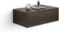 Mobili Fiver, Riccardo Wall Bedside Table, Dark Walnut, Made in Italy