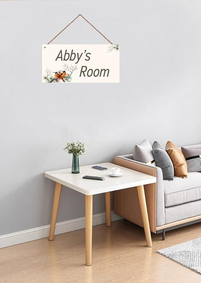 Personalized Sign Birds Flowers Wall Decor Beautiful Decoration for Home Kitchen Bar Garage Vintage Retro Poster Plaque Decor for Kids Room Nursery Wall Decorations Stuff