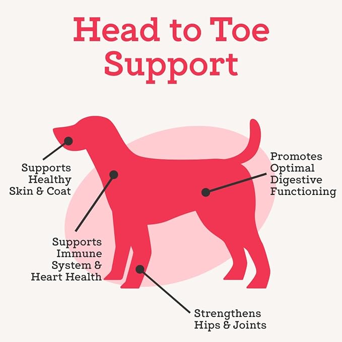 Dr. Joseph's VetPro Complete Multivitamin Dog Supplement, 120 Count (Large Dog 60 Day Supply), 5in1 Chew with Vitamins, Enzymes & Nutrients, Hip & Joint Health, Immune System & Allergy Support-Mewly Pet