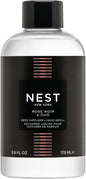 NEST New York Reed Diffuser Liquid Refill, Rose Noir & Oud - 5.9 fl oz - Fragrance for Up to 90 Days - Flame Free