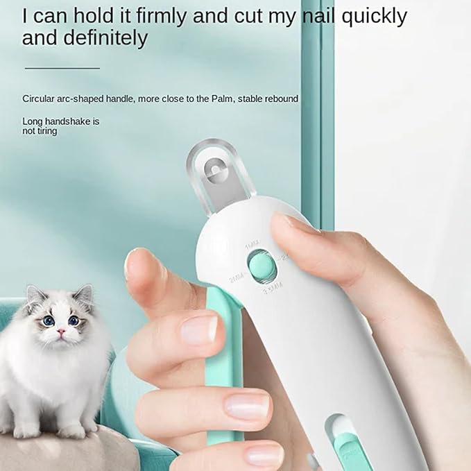 Celery Pets Nail Clippers, Adjustable Claw Clippers for Cats, Round-Hole Trimmer with Dust Storage, Safe Pet Claw Clipper Grooming Tool, Adjustable Nail Cutter for Small Large Cat/Dog (2*Pink)-Mewly Pet