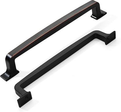 khtumeware 10 Pack 5 Inch Cabinet Handles - Oil Rubbed Bronze Cabinet Pulls and Drawer Handles for Cupboards