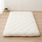EMOOR Japanese Futon Mattress CLASSE King Made in Japan White, Foldable Floor Sleeping Bed Tatami Mat