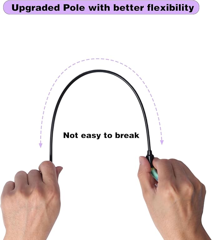 Cat Wand Toys Interactive Kitten Toys Cat Teaser Wand String Feather for Indoor Colorful Ribbon Wands Stick Toy Cat Charmer-3 Packs-Mewly Pet