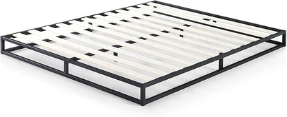 ZINUS Joseph Metal Platforma Bed Frame, Mattress Foundation, Wood Slat Support, No Box Spring Needed, Sturdy Steel Structure, Full, Black