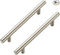 JOY DECOR 30 Pack Cabinet Handles, Brushed Nickel Cabinet Pulls, 5 in Hole Center Kitchen Cabinet Handles, Stainless Steel T Bar Handles for Dresser Drawers