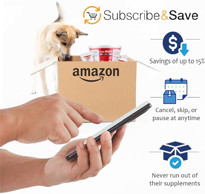 TS Joint Supplement Vet Formulated Pain & Inflammation Relief Treats Hip Dysplasia & Arthritis, Glucosamine, Chondroitin, Turmeric, MSM, HA, Creatine, Omega 3 EPA + DHA.120 Soft Chews-Mewly Pet