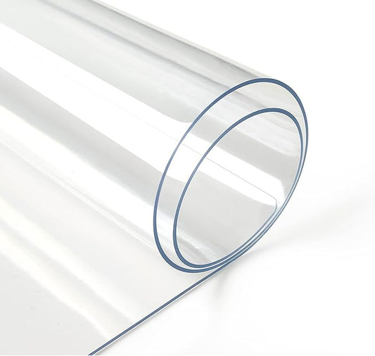 Deep Dream 1.5mm Clear Desk Cover Protector, 36×66 Inch Clear Desk Cover, Clear Desk Mat, Table Cover Tablecloth Protector Rectangle, Table Protector for Dining Room Table