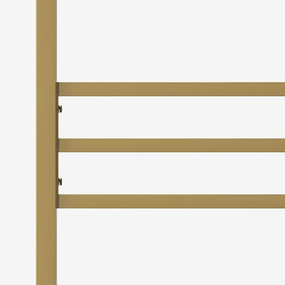 ZINUS Patricia Gold Metal Canopy Platform Bed Frame, Mattress Foundation with Steel Slat Support, No Box Spring Needed, Easy Assembly, Queen