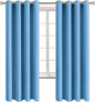 BGment Room Darkening Curtains 72 Inches Long - Grommet Thermal Insulated Drapes Window Treatment Curtains for Bedroom, 2 Panels, 52 x 72 Inch, Sky Blue