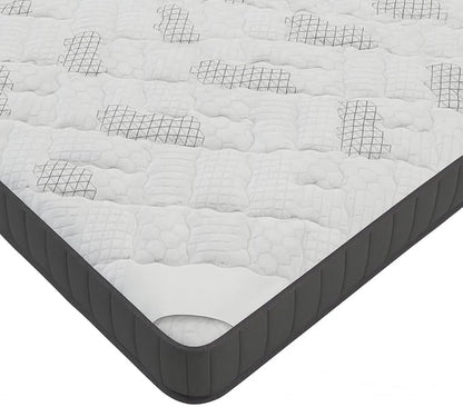 Ottomanson Twin XL 7.5" Medium Firm Innerspring Mattress – Bonnell Coil System with Comfort Foam – Fiberglass Free – Made in USA – Bed in a Box – Supportive & Durable Sleep Surface