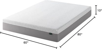 ZINUS 10 Inch Ultima Memory Foam Mattress [New Version], Queen, Fiberglass Free, Medium Firm Feel, Breathable Airflow Memory Foam, Certified Safe Foams & Fabric, Mattress in A Box