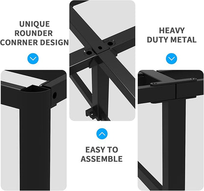 Queen Box Spring, 9 Inch Box Spring for Queen Bed, Heavy Duty Metal Frame Mattress Foundation Support for 3000lbs, Easy Assembly, Noise Free, Non Slip
