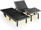 Marsail MS01 Split King Adjustable Bed Base, 4 Ports USB A&C Adjustable Bed Frame with Under-Bed Nightlight, 3 Minutes Fast Assembly, Wireless Remote Control Adjustable Bed with 4 Height Options