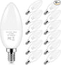 Brightever E12 Candelabra LED Light Bulbs 40W Equivalent, 4W Small Candle Light Bulbs Neutral Light 4000K, Type B Ceiling Fan Lightbulbs for Chandelier, Table Lamps, Non-Dimmable, Pack of 12