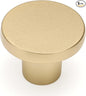 Ravinte 5 Pack Cabinet Knobs Sandy Gold Kitchen Cabinet Knobs Round Dresser Drawer Pulls Closet Door Pulls 1-1/5 Inch