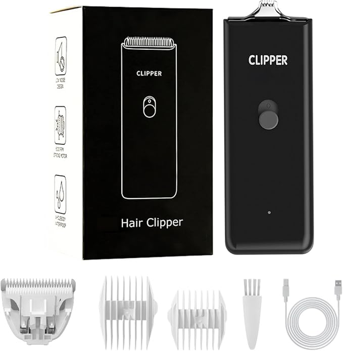 Dog Cat Home Hair Waterproof Clipper Portable Electric USB Rechargeable Pet Grooming Tools Low Noise Shaver Cordless Trimmer for Small and Large Pets-Mewly Pet
