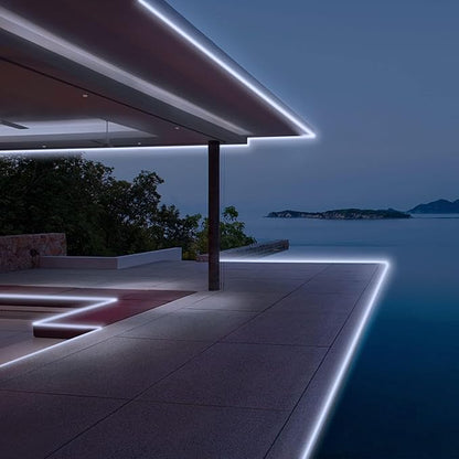 LED Strip Lights Battery Operated, 9.8ft 90 LED Strip Lights with Remote Control Timer Dimmable, Waterproof Flexible Lights Strip for Indoor Outdoor Table Bedroom Boat Kitchen - White