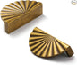 2 Pack Antique Brass Cabinet Pulls Cup Flat Vintage Drawer Pulls Kitchen Cupboard Bathroom Dresser Cabinet Hardware Handles Zinc Alloy