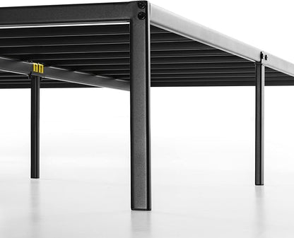 Best Price Mattress Twin XL 14 Inch Black Metal Platform Bed Frame