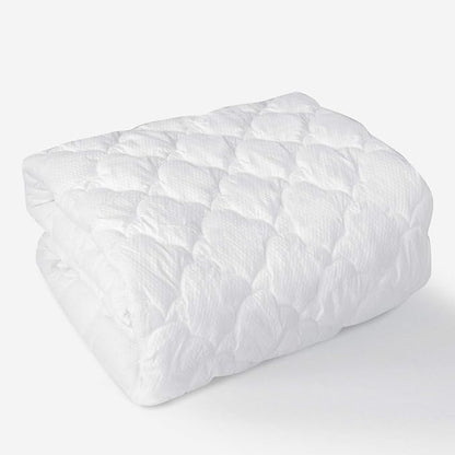 Air Mattress Pad Cover King, Thick Quilted Mattress Topper Cover, Super Soft Breathable and Noiseless Down Alternative Fiber Mattress Pad with Deep Pocket