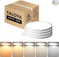 TALOYA Ceiling Light,4 Pack,10 Inch,20W,5 Color Selectable White Flush Mount Ceiling Light for Bedroom,Kitchen,Living Room,Hallway,Laundry