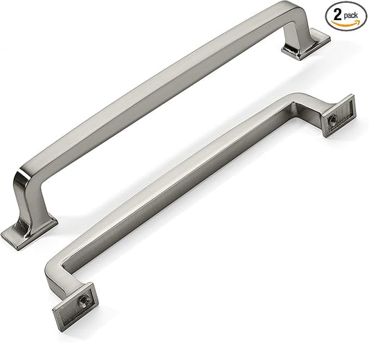 khtumeware 2 Pack 12 Inch Kitchen Cabinet Handles Brushed Satin Nickel Cabinet Pulls Drawer Pulls Kitchen Cabinet Hardware Kitchen Handles for Cabinets Cupboard Handles Drawer Handles
