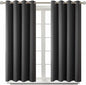 BGment Blackout Curtains - Grommet Thermal Insulated Room Darkening Bedroom and Living Room Curtain, Set of 2 Panels (52 x 45 Inch, Dark Grey)