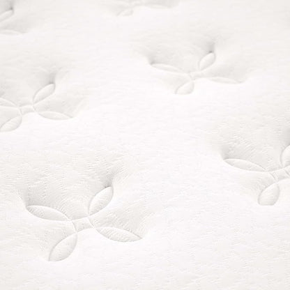 Modway Jenna 8” Innerspring and Memory Foam Narrow Twin Mattress With Individually Encased Coils White
