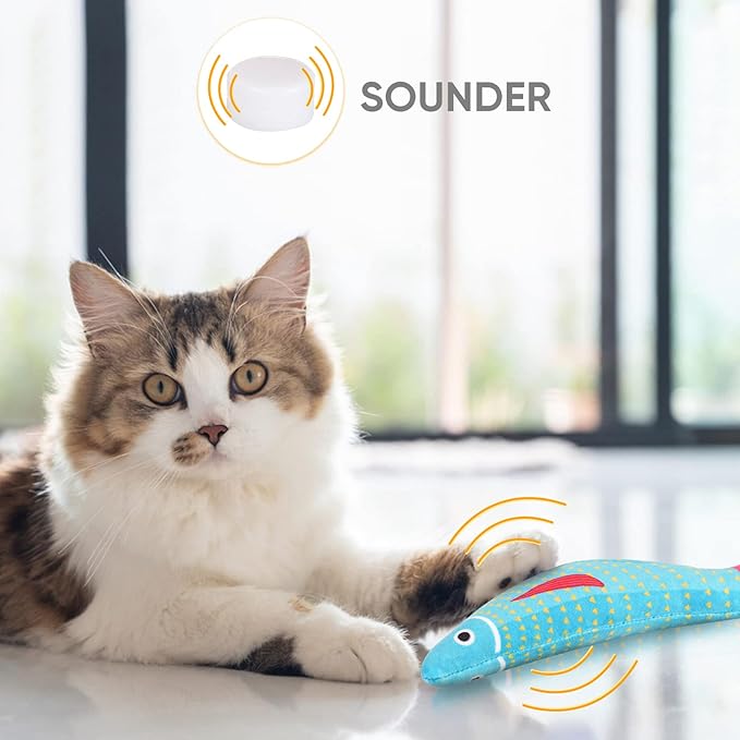 4Pcs Catnip Toy, Plush Cat Toys with Jingly Bell, Bite Resistant Chew Toys, Catnip Filled Cartoon Cat Teething Chew Toy for All Cats-Mewly Pet