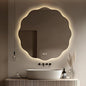 Round LED Bathroom Mirror with Lights 30", Stepless Dimmable Circle LED Mirror with 3 Colors, Anti-Fog, Memory, Frameless Smart Vanity Mirror