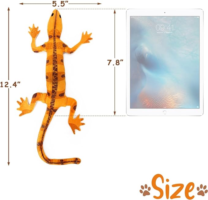 CiyvoLyeen Lizard Catnip Toys Chew Bite Resistant Toys for Indoor Cats Boredom Relief Teeth Cleaning Interactive Funny Cute Kitten Cat Lover Gifts Christmas Birthday Presents Set of 4-Mewly Pet