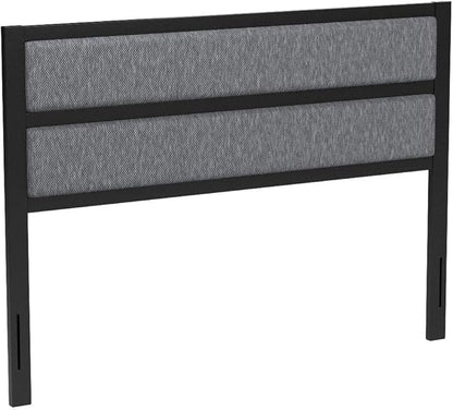 ZINUS Jessica Upholstered Metal Headboard, Easy Assembly, Queen, Grey