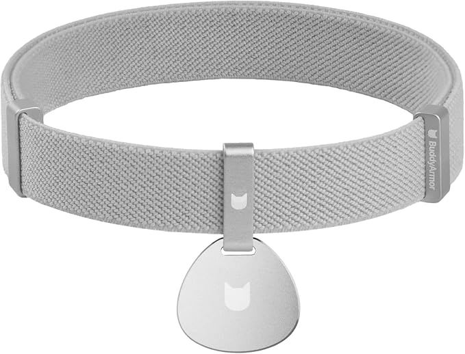 Safety Cat Collar and ID Tag Set - Elastic Quick Release Non Breakaway Personalized Anodized Aluminum Engraved Pet Name Tag, Lightweight for Kitten Small Large Cats-Mewly Pet