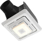 Broan-NuTone® Roomside Series Bluetooth Speaker Bathroom Exhaust Fan with LED Light, 70 CFM 2 Sones, ENERGY STAR