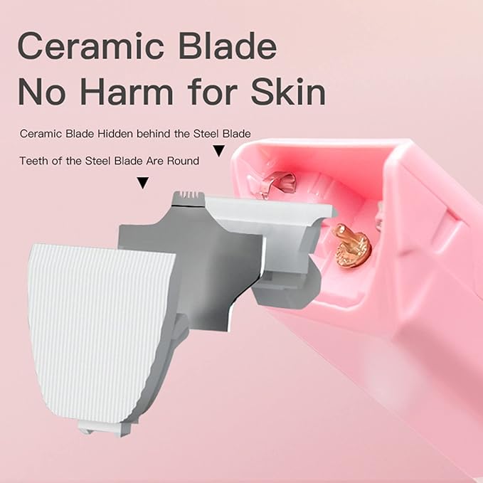 3 PCS Narrow Size Replaceable Ceramic Blades Set Pet Hair Clipper,Cat Dog Common Use Clipper Blade(#AP005)-Mewly Pet