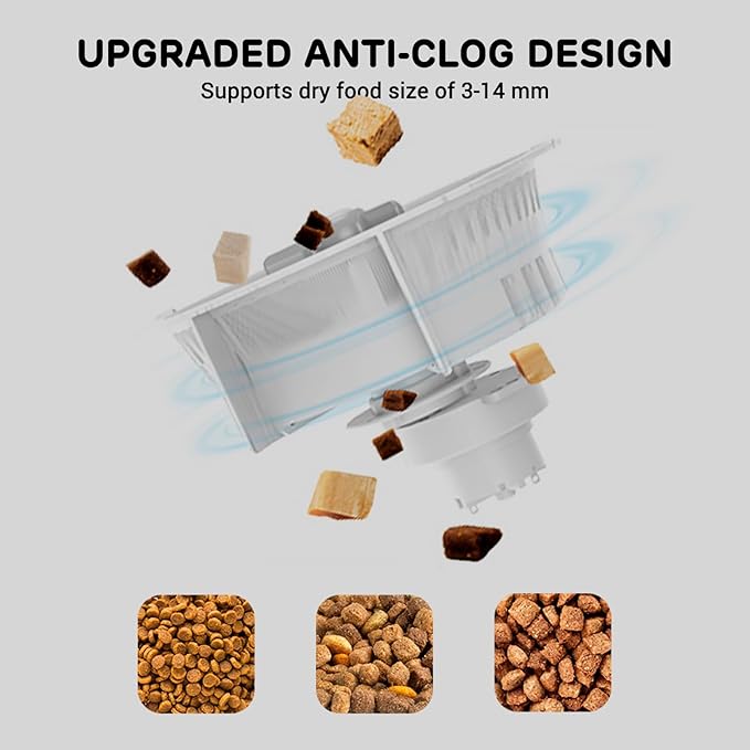 FW54 5G/2.4GHz WiFi Automatic Feeder and Waterer 2-in-1 Set for Pets, 300 oz Large Capacity for 2 Weeks, Perfect for Working Parents-Mewly Pet